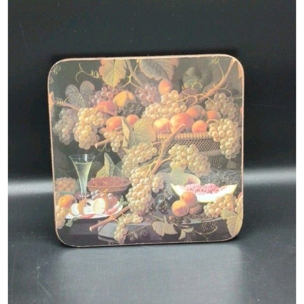 Vintage Fruit Grapes Coasters Set of 4 – Home Essentials by Godinger